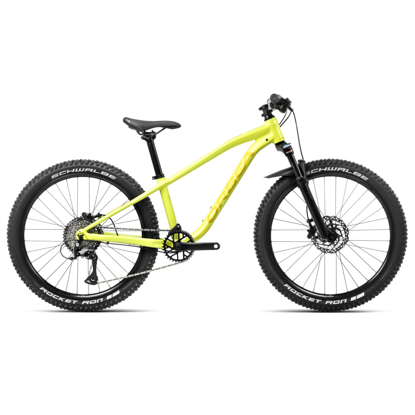 Produktbild von Orbea LAUFEY H30 - 24&quot; Kinder Mountainbike - 2025 - Spicy Lime - Corn Yellow (gloss)