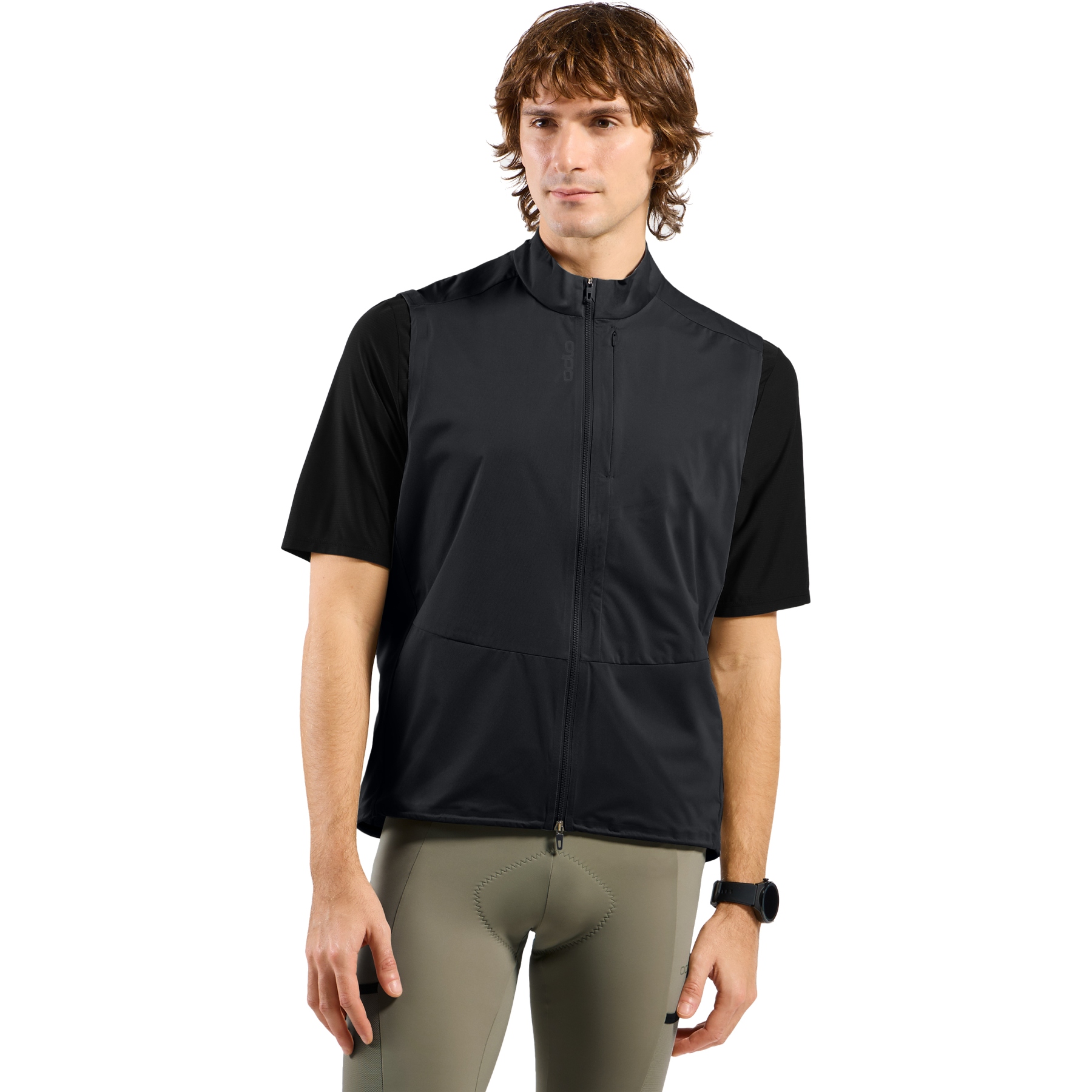 Productfoto van Odlo Explorer Winddicht Gilet Heren - zwart