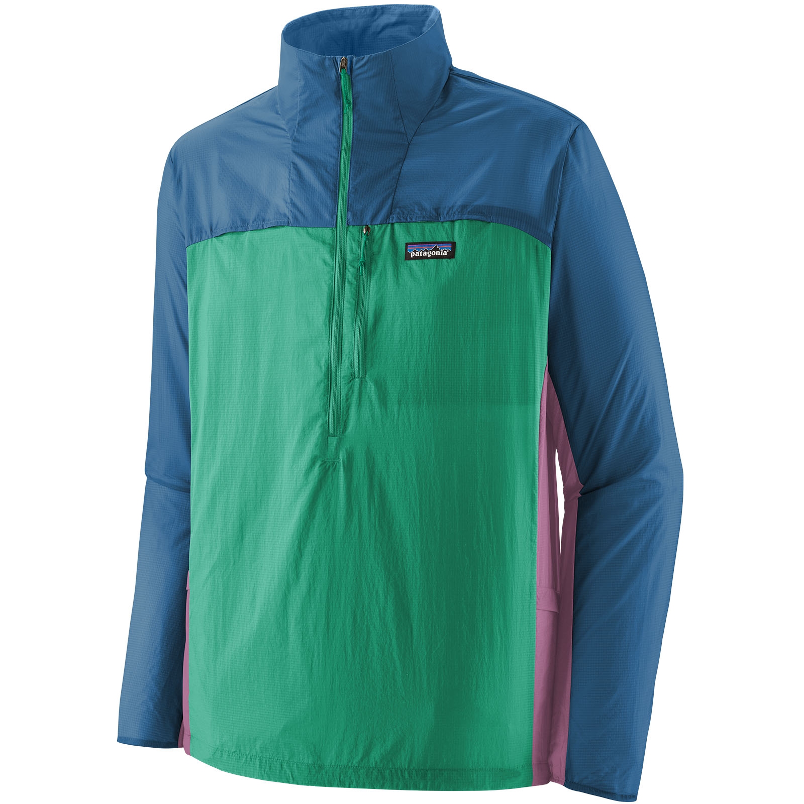 Patagonia Houdini Stash 1/2 Zip Anorak Men - Aqua Stone | BIKE24
