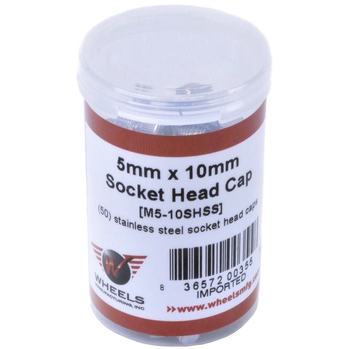 Produktbild von Wheels Manufacturing Innensechskantschrauben - M5x10mm - 50 Stück
