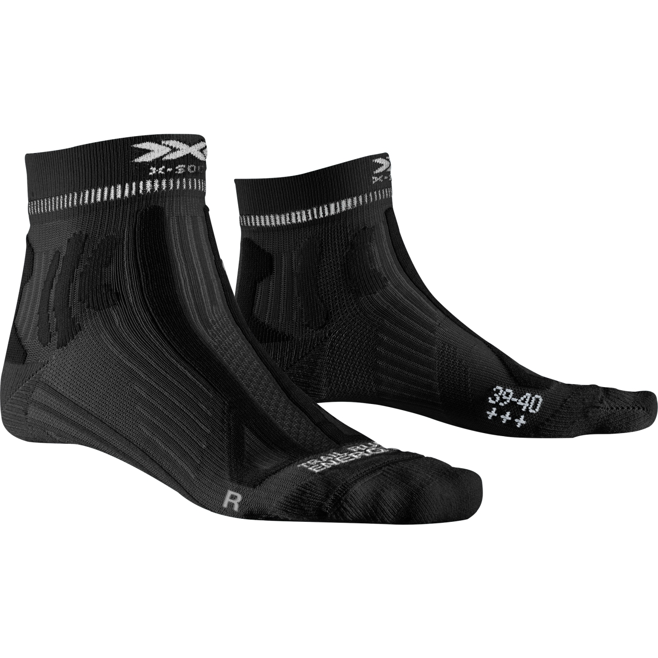 Produktbild von X-Socks Trail Run Energy 4.0 Damen-Laufsocken - opal black/arctic white