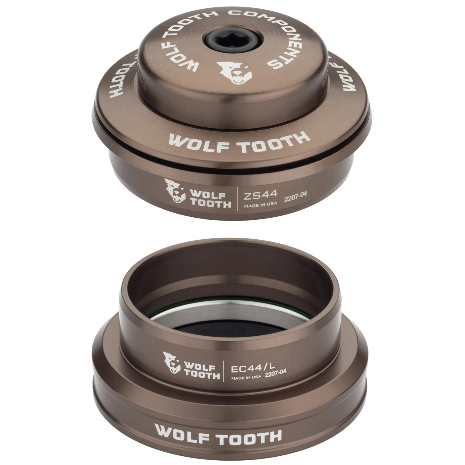 Picture of Wolf Tooth Premium Tapered Headset - ZS44/28.6 | EC44/40 - espresso