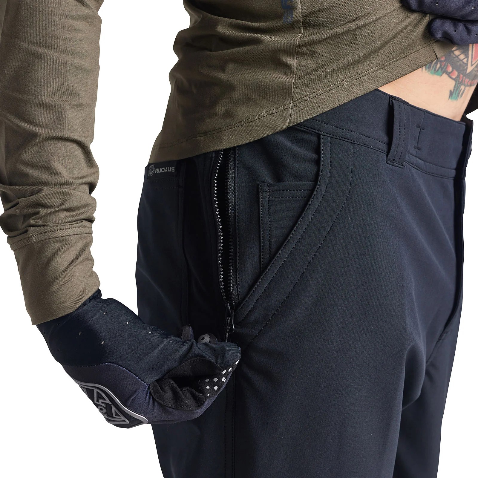 Troy Lee Designs Pantaloni MTB Ruckus Long Travel Mono | Pantaloni Da Mountain Bike Per Lunghi Viaggi, Comfort E Resistenza