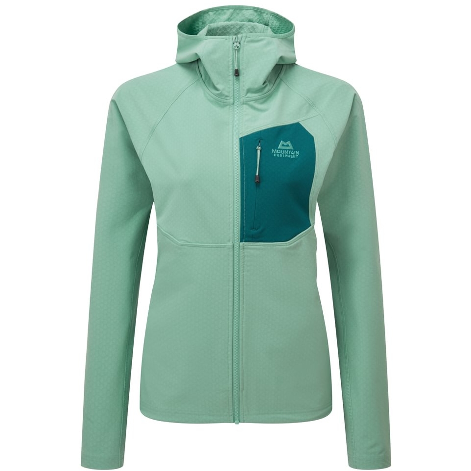 Produktbild von Mountain Equipment Arrow Kapuzenjacke Damen ME-006553 - lichen green/d teal