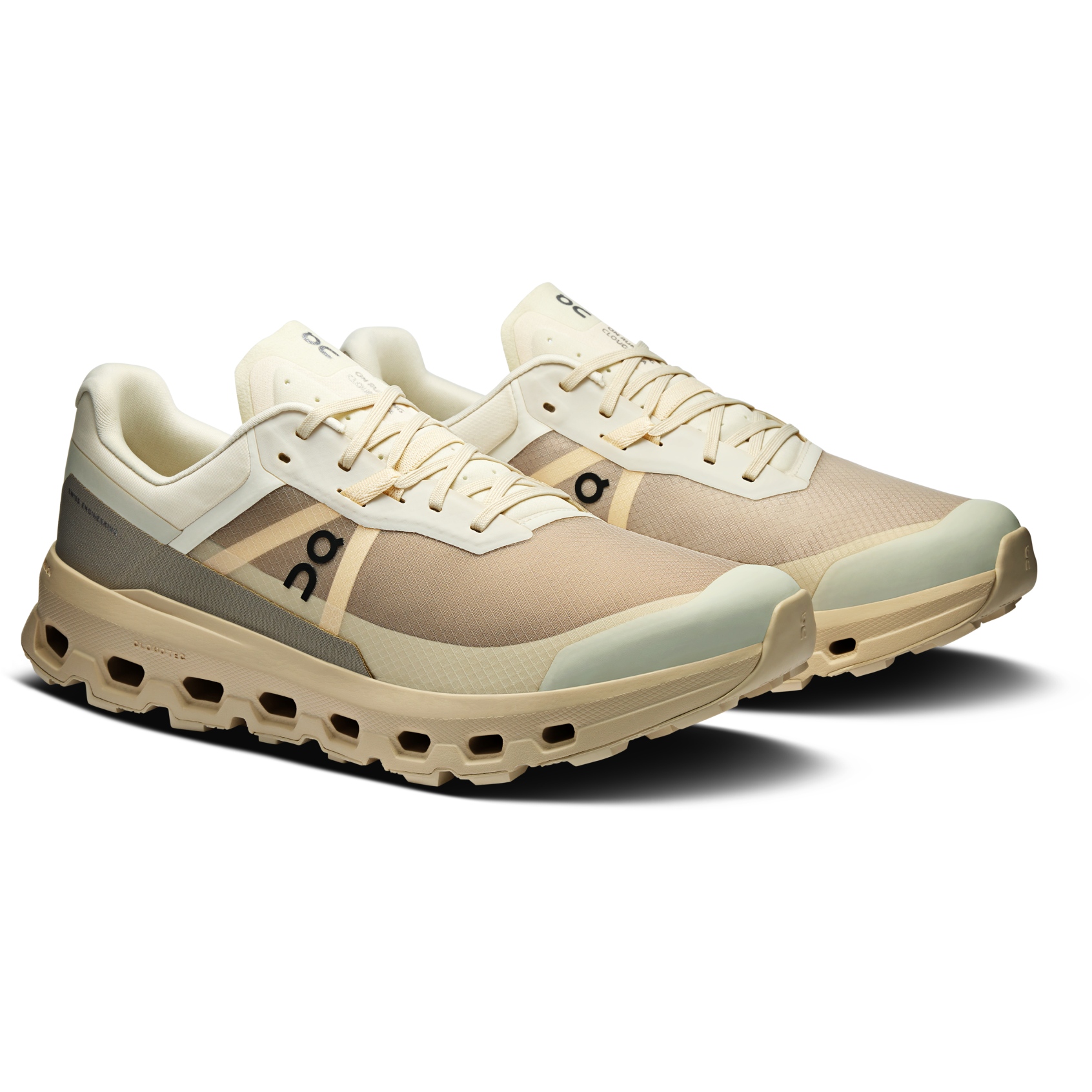 Productfoto van On Cloudvista 2 - Heren Trail Hardloopschoenen - Cream | Desert