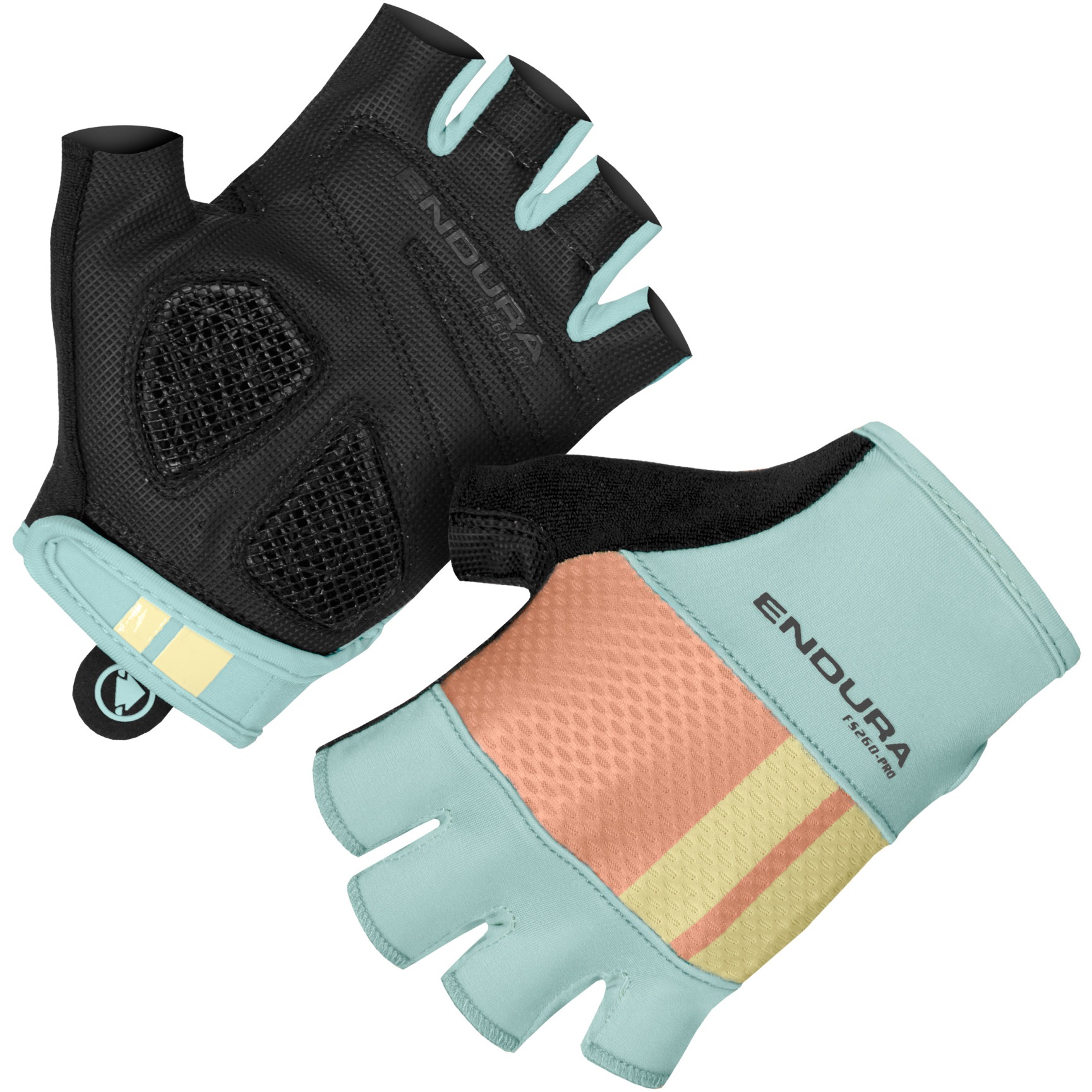 Picture of Endura FS260-Pro Aerogel II Short Finger Gloves Women - glacier blue