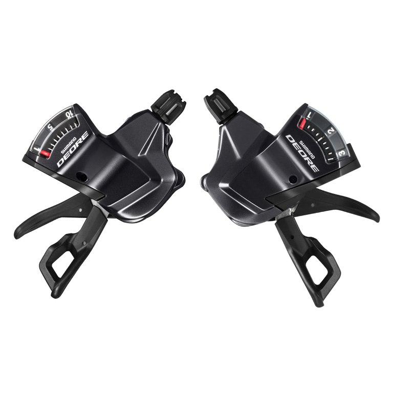 Produktbild von Shimano Deore Trekking SL-T6000 Rapidfire Plus Schalthebel - Paar - 2/3x10-fach - schwarz