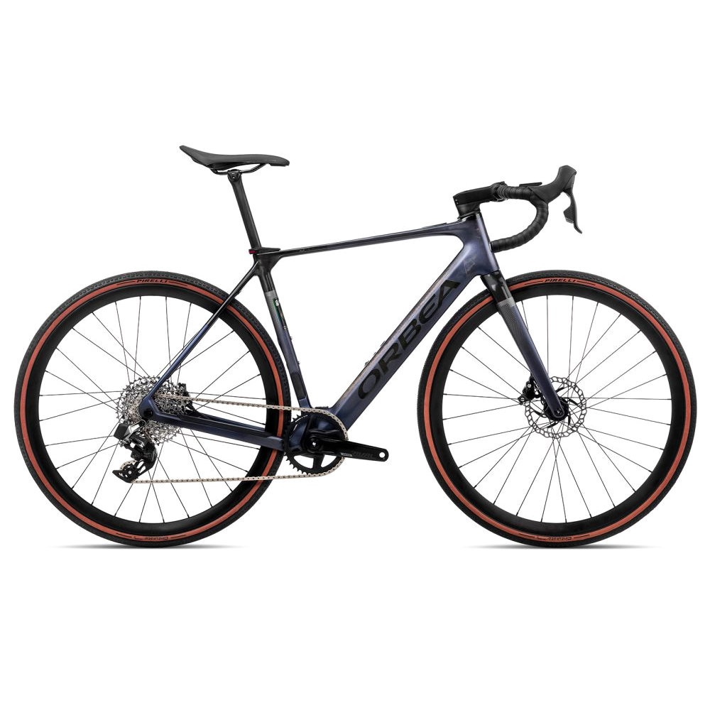Immagine prodotto da Orbea Bicicletta da Corsa Elettrica - Orbea GAIN M31e Rival AXS XPLR - 2023 - Tanzanite Carbon - Carbon