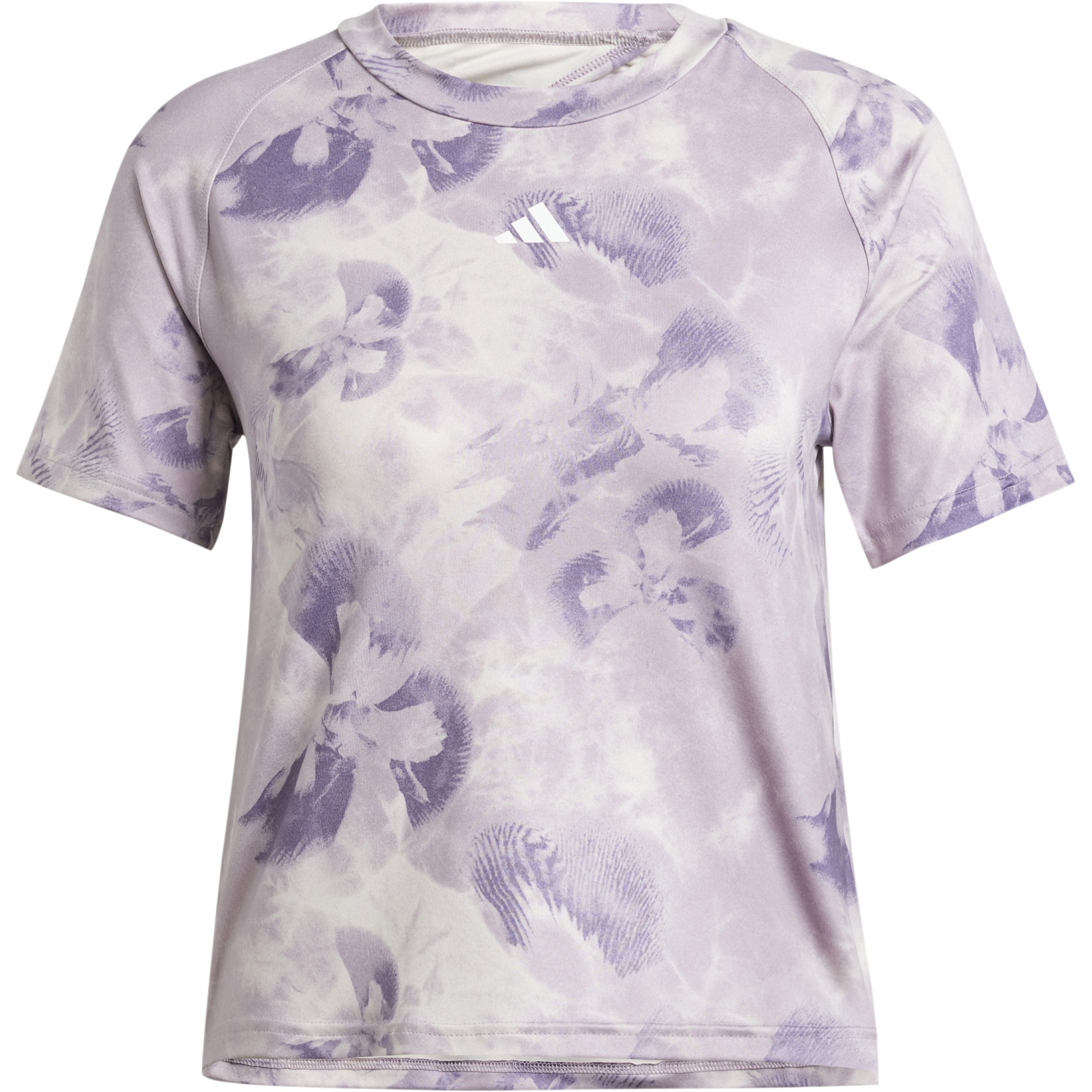 adidas Train Essentials Flower Kurzarmshirt Damen putty mauve preloved fig IN6765