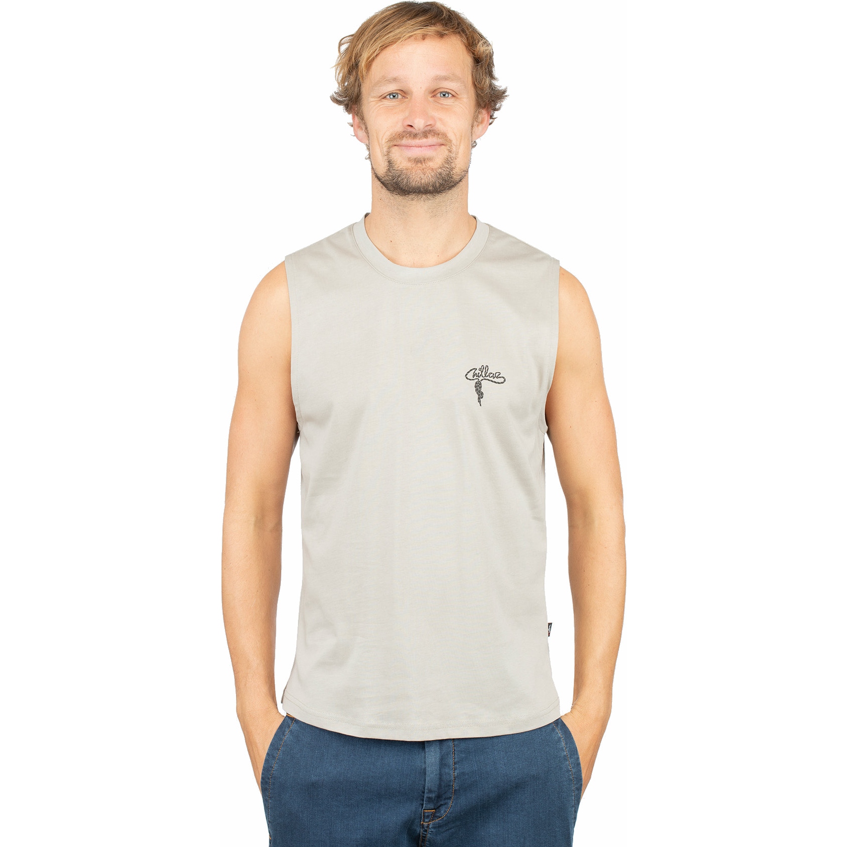 Produktbild von Chillaz Bondi Triangle Mountains Tanktop Herren - beige