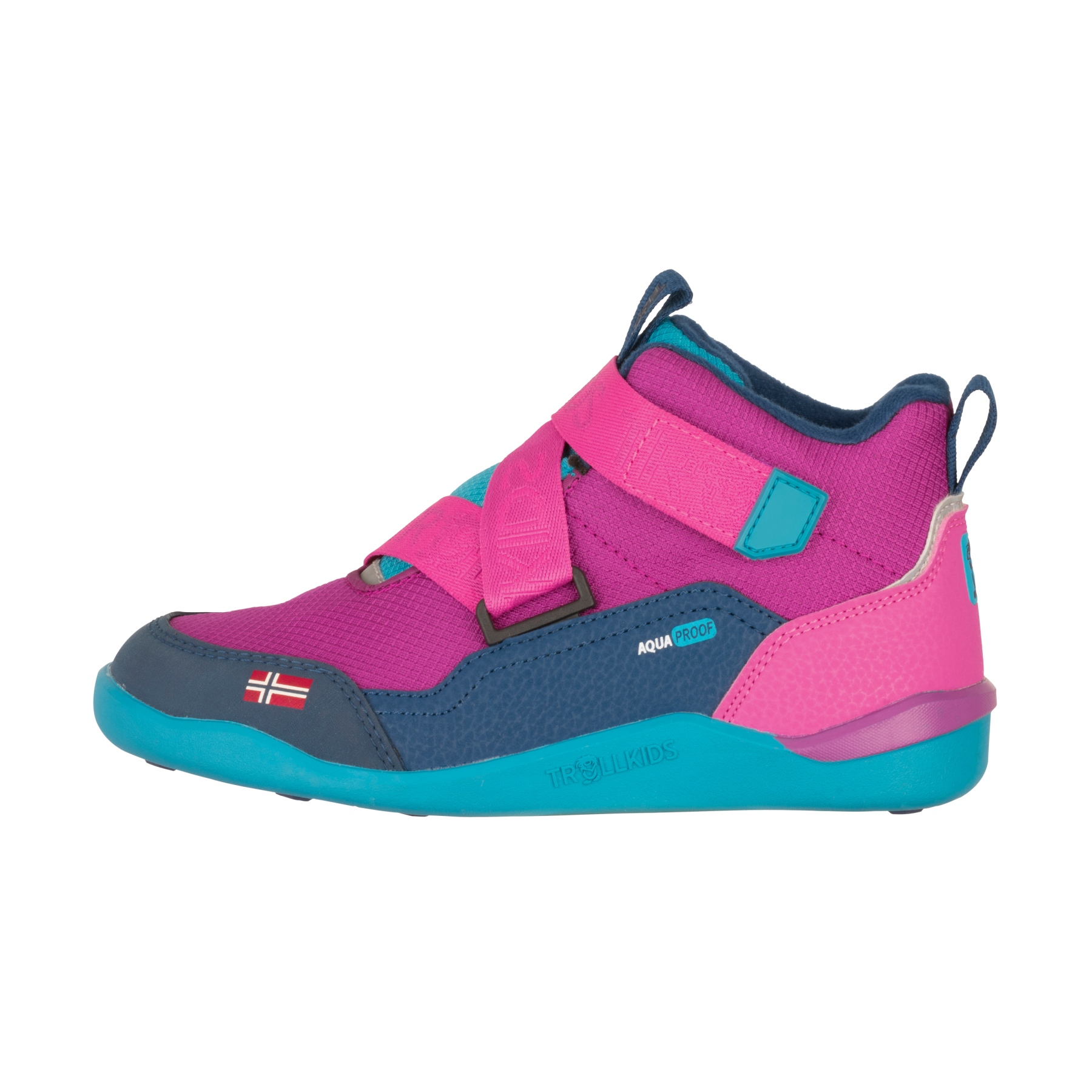 Chaussures Souples Enfant Affenzahn - Mocassins Tricotés Motif Hibou - Vert/rose - Pieds Nus