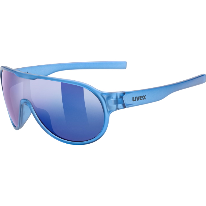 Picture of Uvex sportstyle 512 Kids Glasses - blue transparent/mirror blue