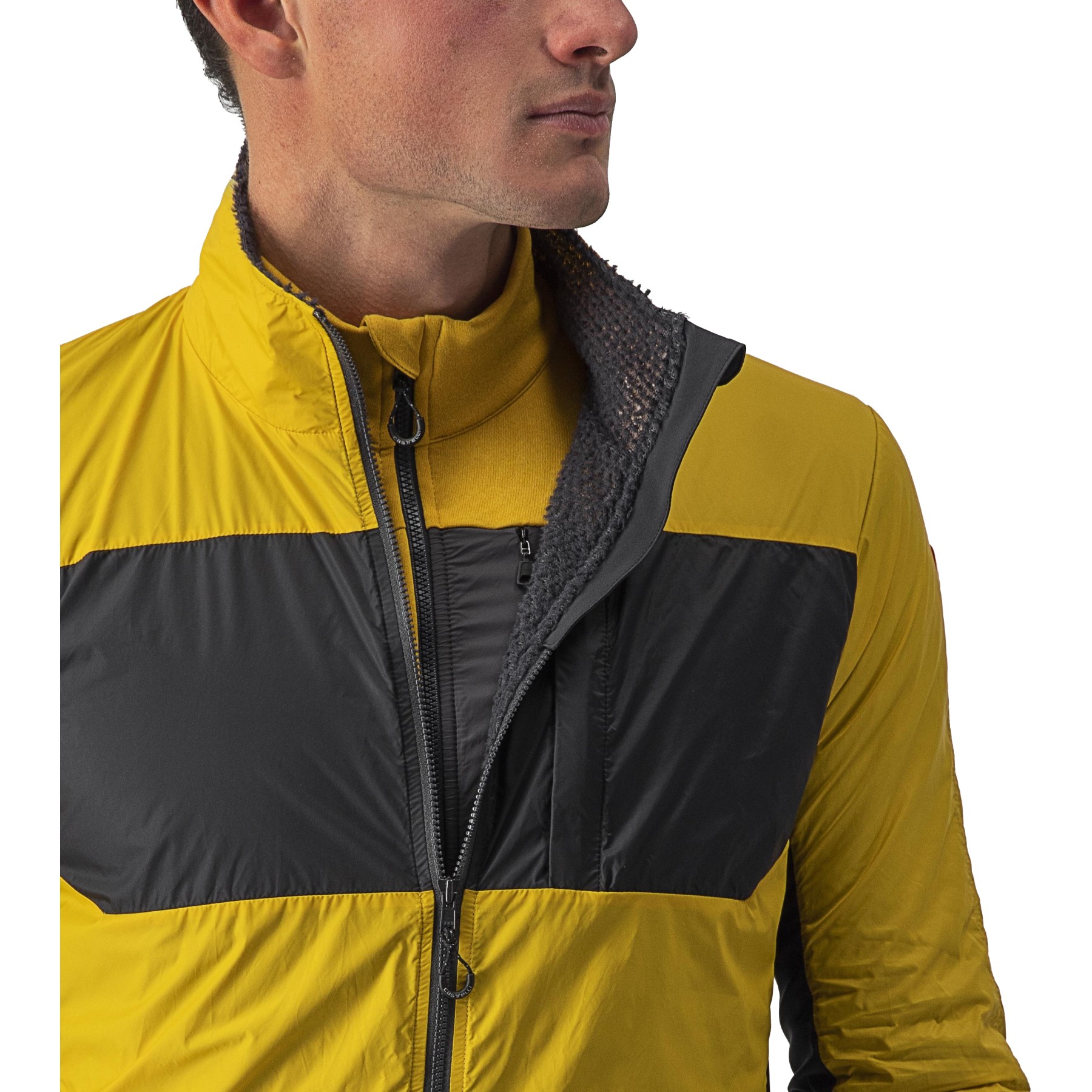 Castelli Unlimited Puffy Jacket Men - goldenrod/dark grey 755