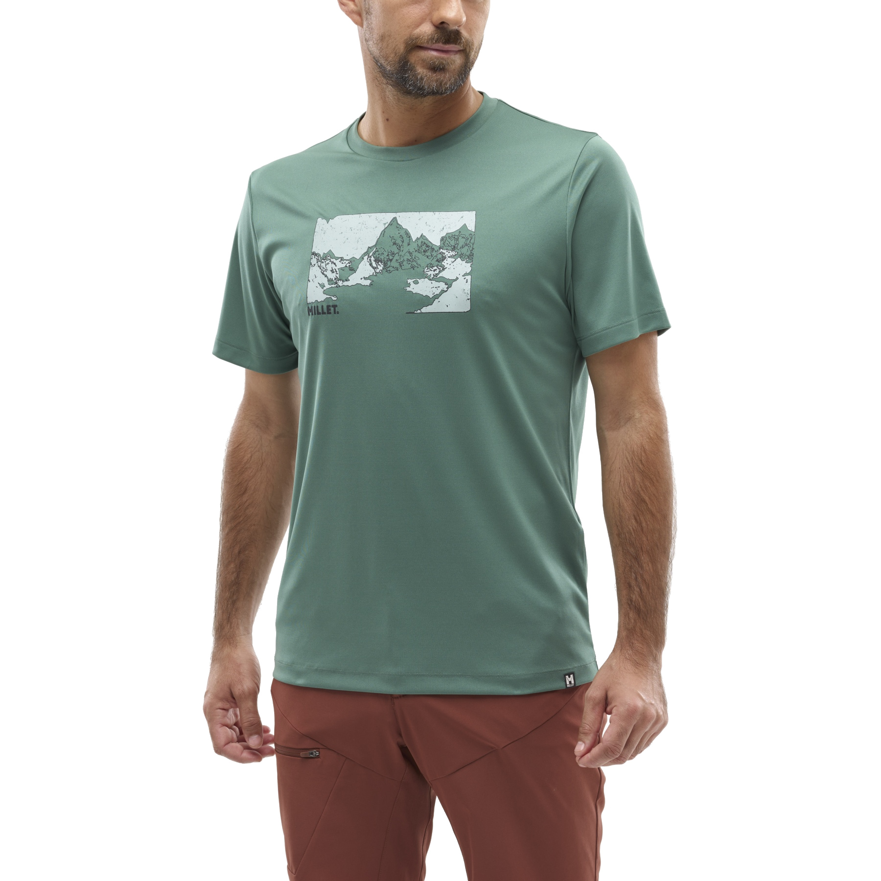 Picture of Millet Wanaka Fast T-Shirt Men - Bottle