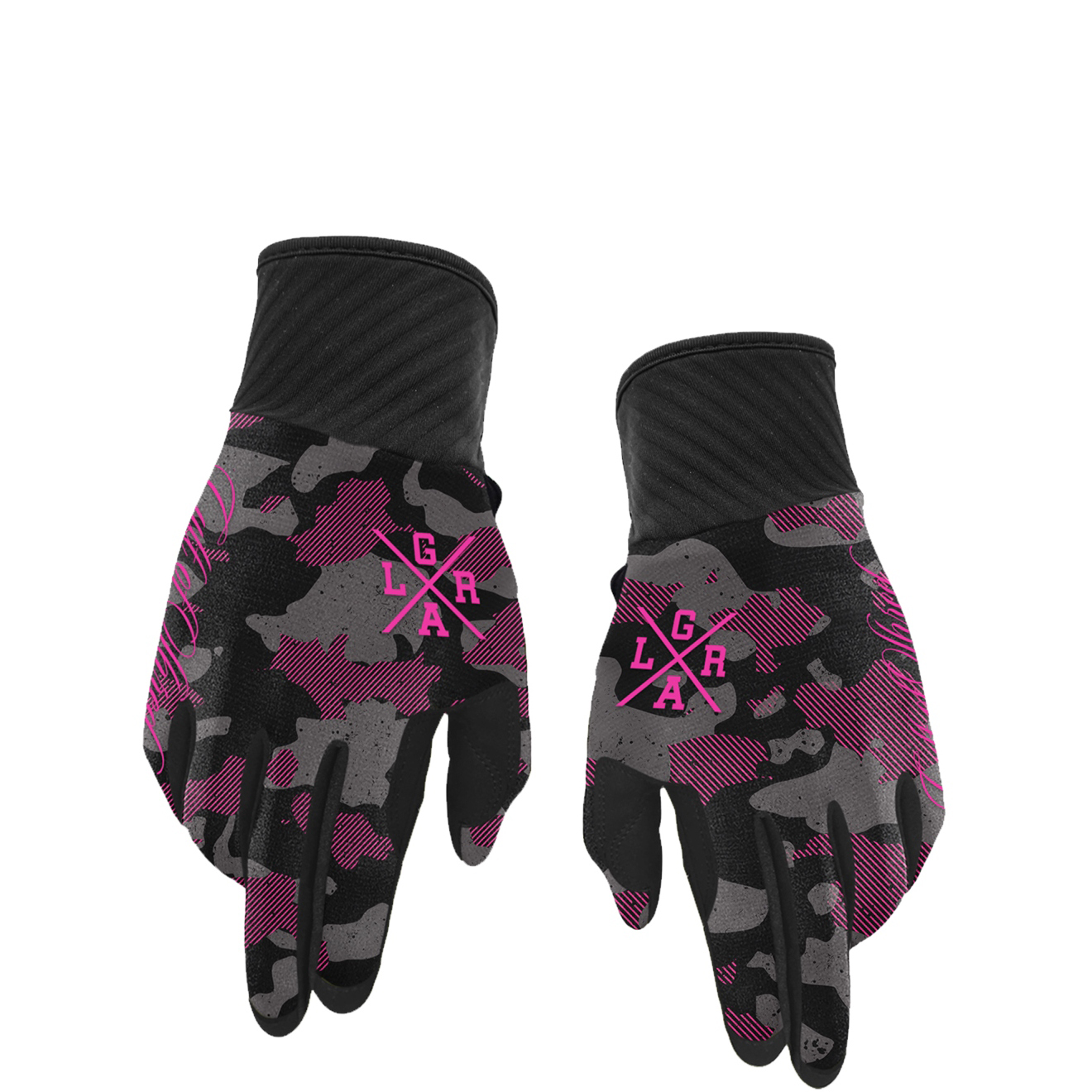 Bild von Loose Riders Waterproof Handschuhe - Pink Camo