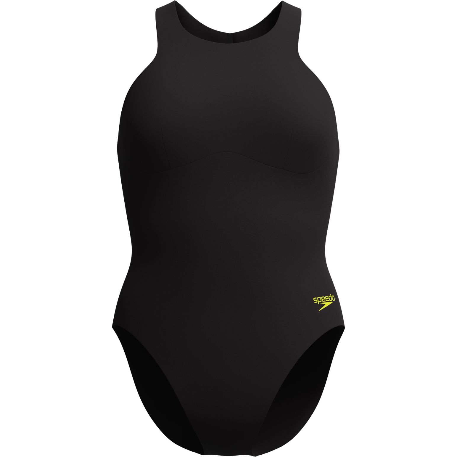 【特別送料無料！】 in Built with Swimsuit Zip Racer Speedo Swim Women Bra Clothing