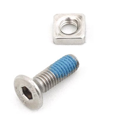 Produktbild von Hebie Schraube V2A M6 x 20 mm mit Vierkantmutter