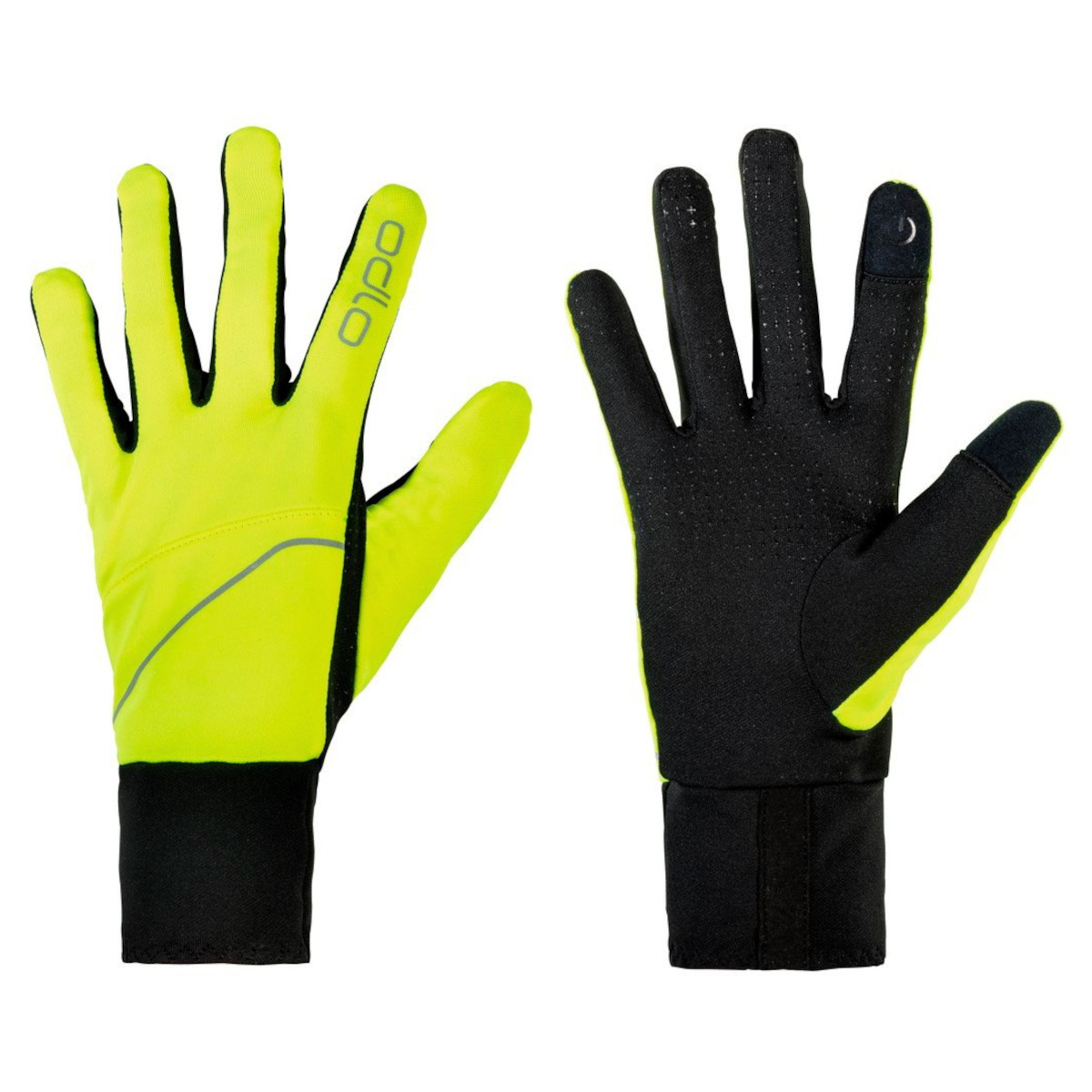 Picture of Odlo Intensity Safety Light Gloves - safety yellow