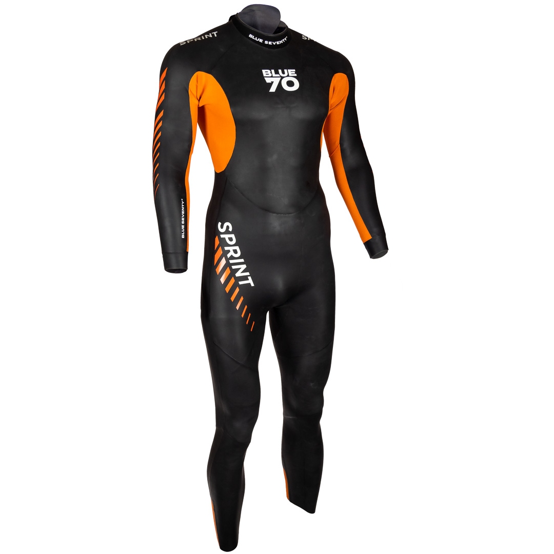 Produktbild von blueseventy Sprint Neoprenanzug - schwarz/orange
