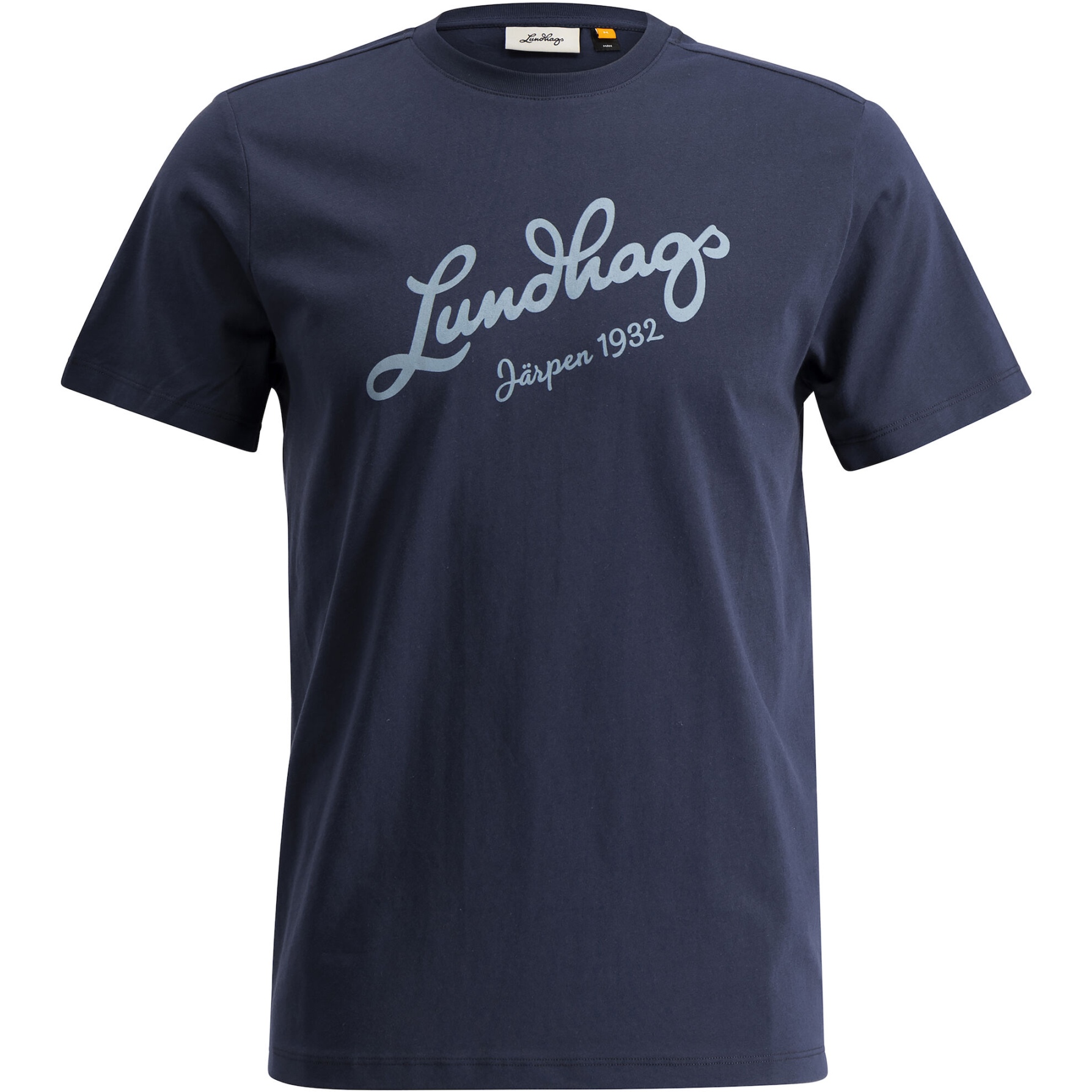 Productfoto van Lundhags Järpen Logo T-Shirt Heren - Deep Blue 75350