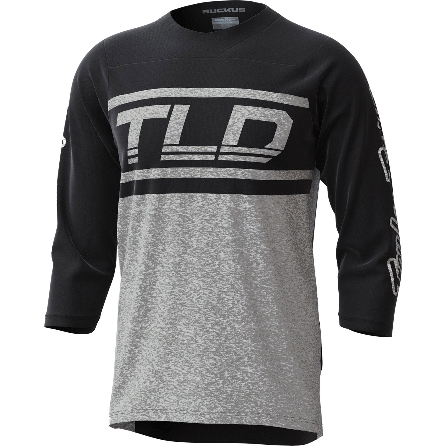 Bild von Troy Lee Designs Ruckus 3/4-Arm Trikot Herren - Bars Black/Off White