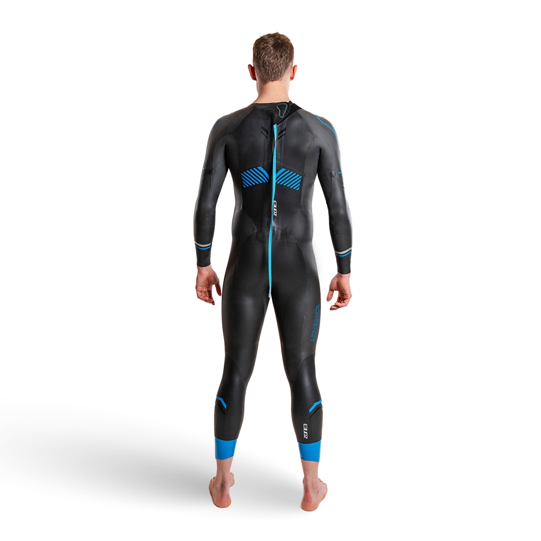 Zone3 Advance Wetsuit Men - black/blue/gunmetal | BIKE24