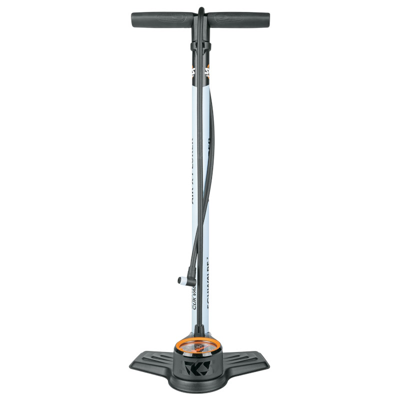 Pompa Per Bici SKS Germany Airkompressor 10.0 - Manometro Da 80 Mm, Testa Multi Valvole, Fino A 10 Bar/144 PSI, Made In Germany - Foto 2