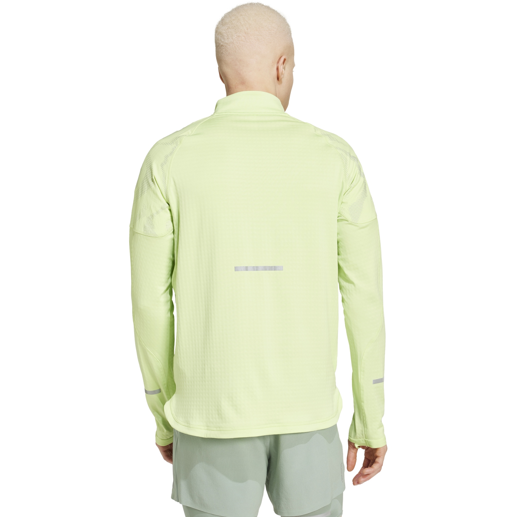 adidas Ultimate Hi-Vis 1/2-Zip Shirt met lange mouwen Heren