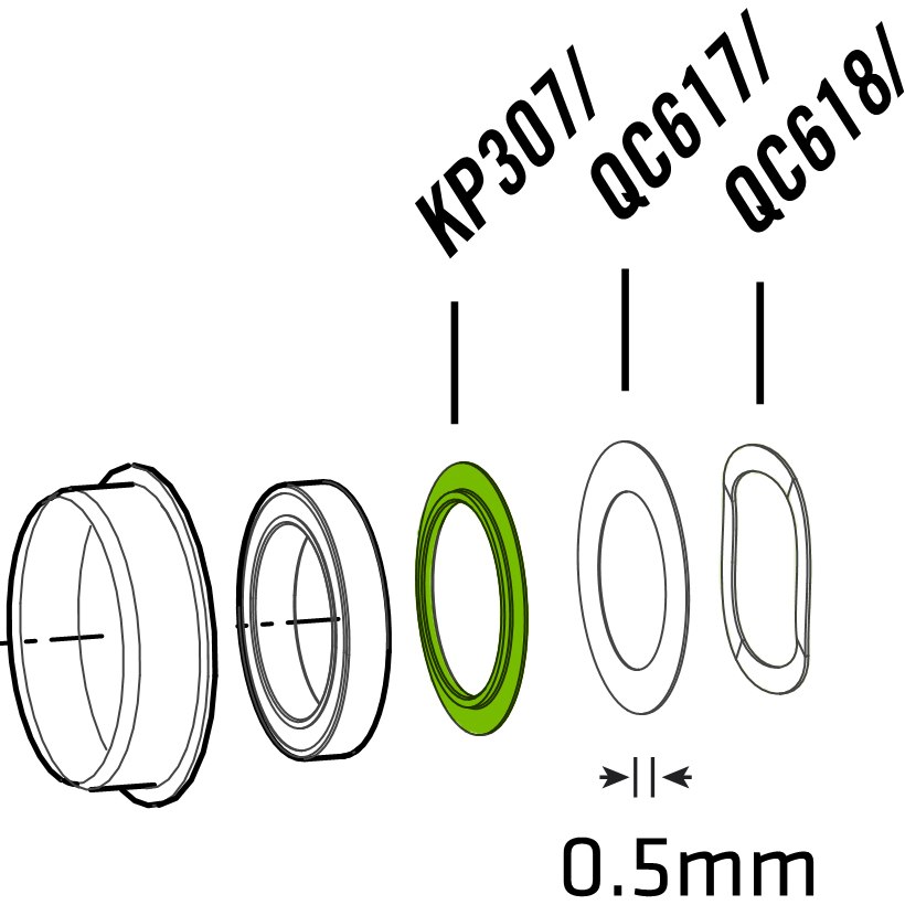 Immagine di Cannondale KP307/ BB-SL2 Bearing Shield (2 pieces)