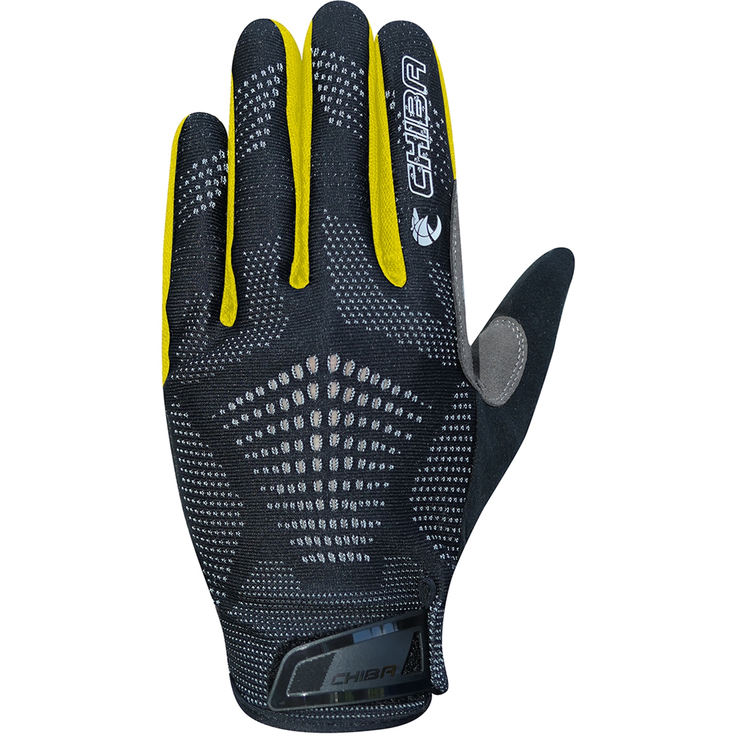 Picture of Chiba Gel Performer Cycling Gloves - black/neon yellow