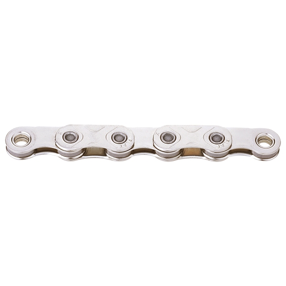 Produktbild von KMC X-Flat Kette - WAXED | Flat-Top | Nickel Plated | 12/13-fach - silber