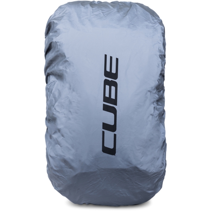 Picture of CUBE Raincover Small - grey reflective