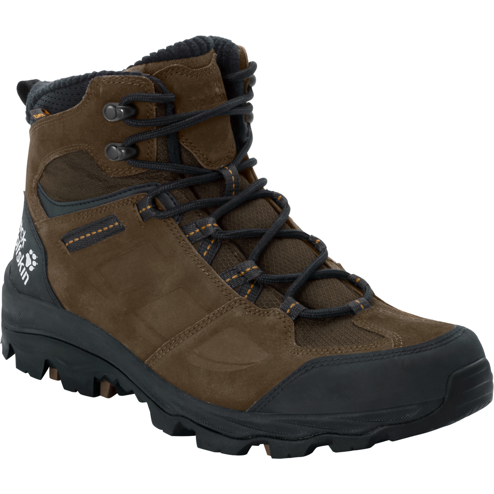 Picture of Jack Wolfskin Vojo 3 WT Texapore Mid Winter Hiking Boots - brown / phantom