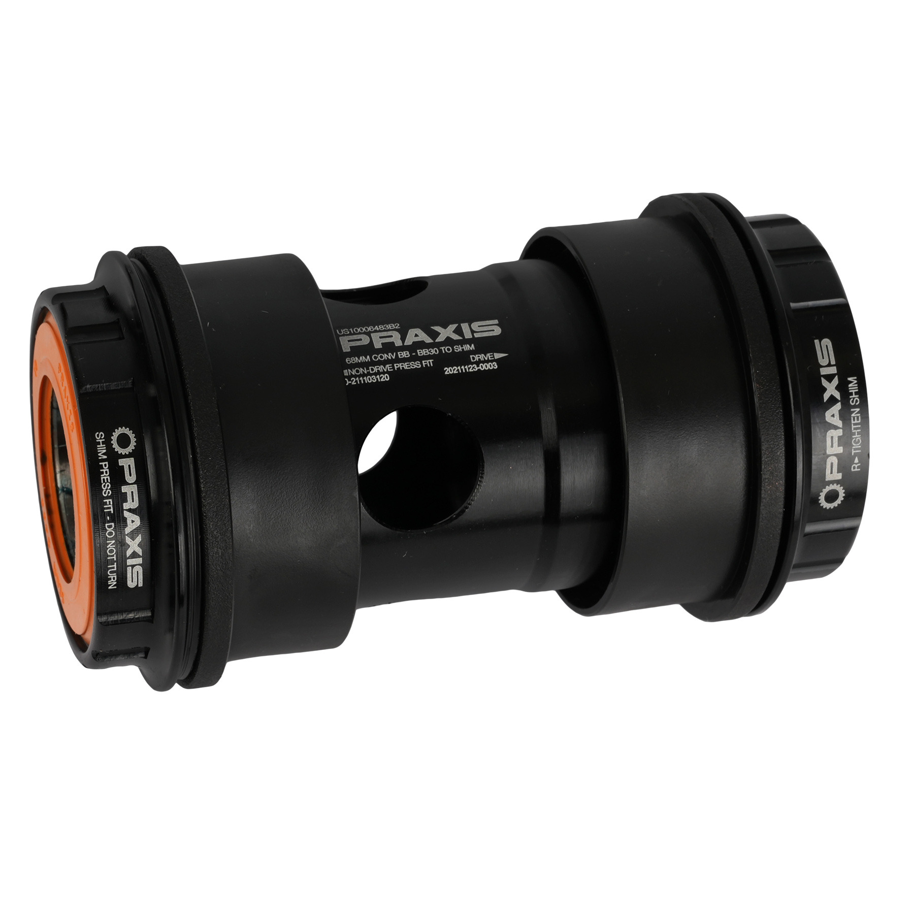 Picture of Praxis Works Conversion Road Bottom Bracket OSBB 61.5mm for Shimano Cranks on OSBB - PF46-61.5-24
