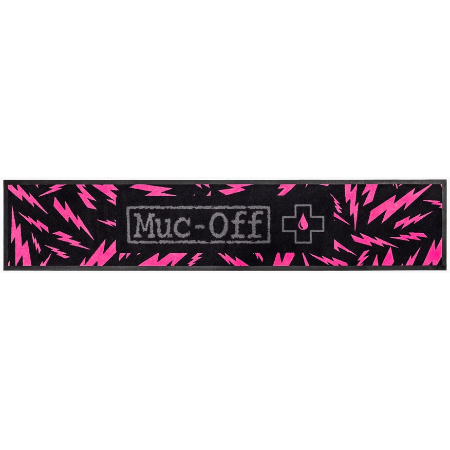 Productfoto van Muc-Off Absorberende Fietsmat - zwart/roze