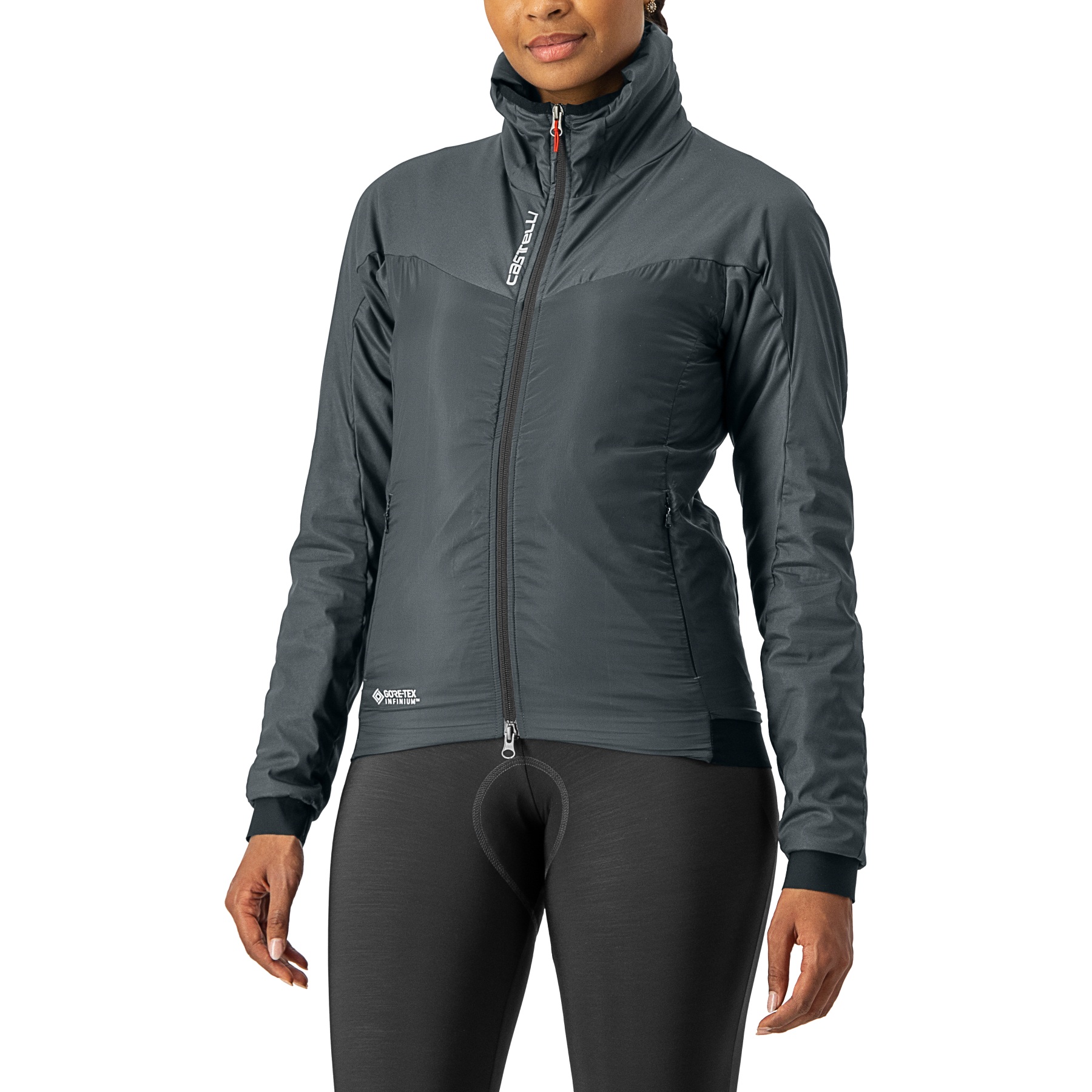 Picture of Castelli Fly Thermal Jacket Women - urban grey 048