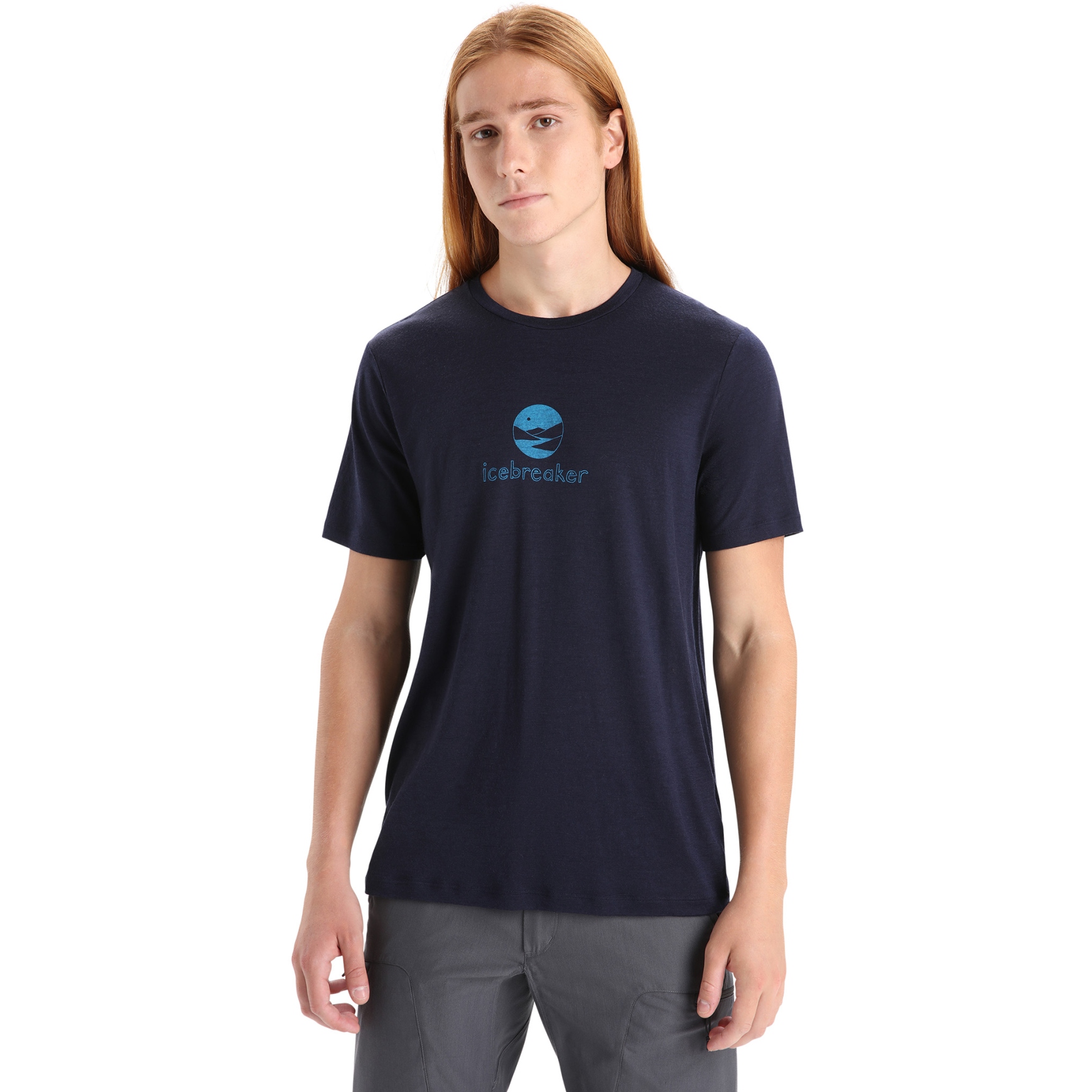 Icebreaker Men's Tech Lite II Mountain Layers Short Sleeve Tee
