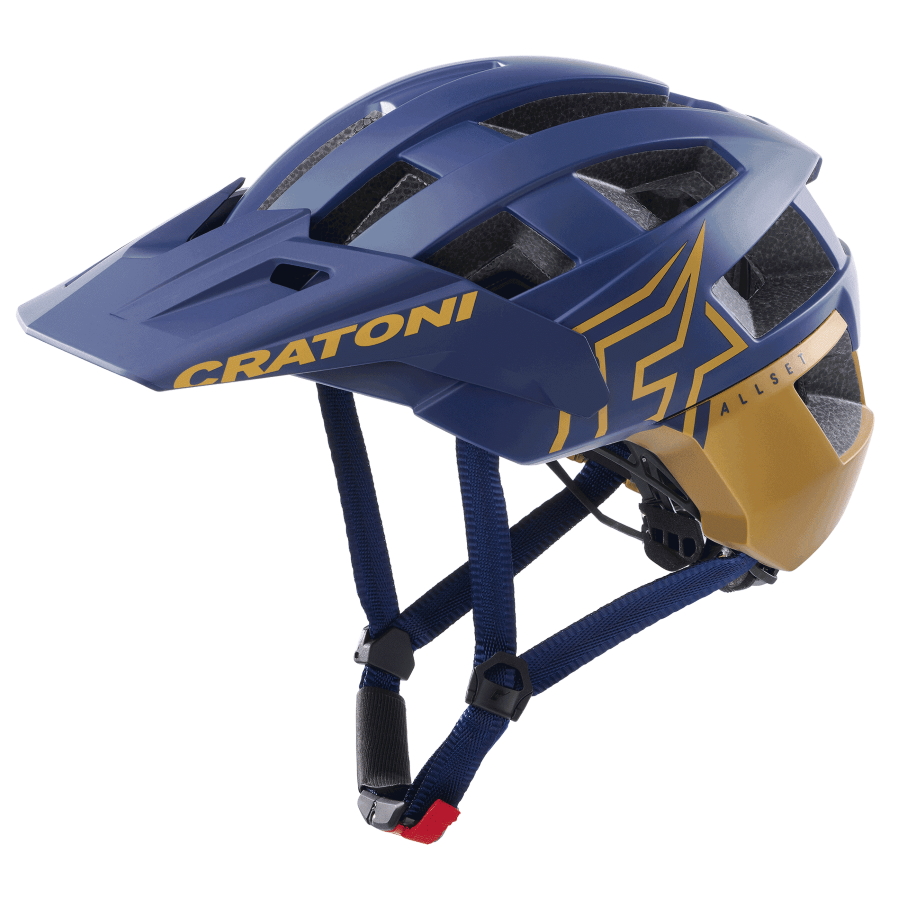 Picture of CRATONI AllSet Pro Helmet - blue-gold matt