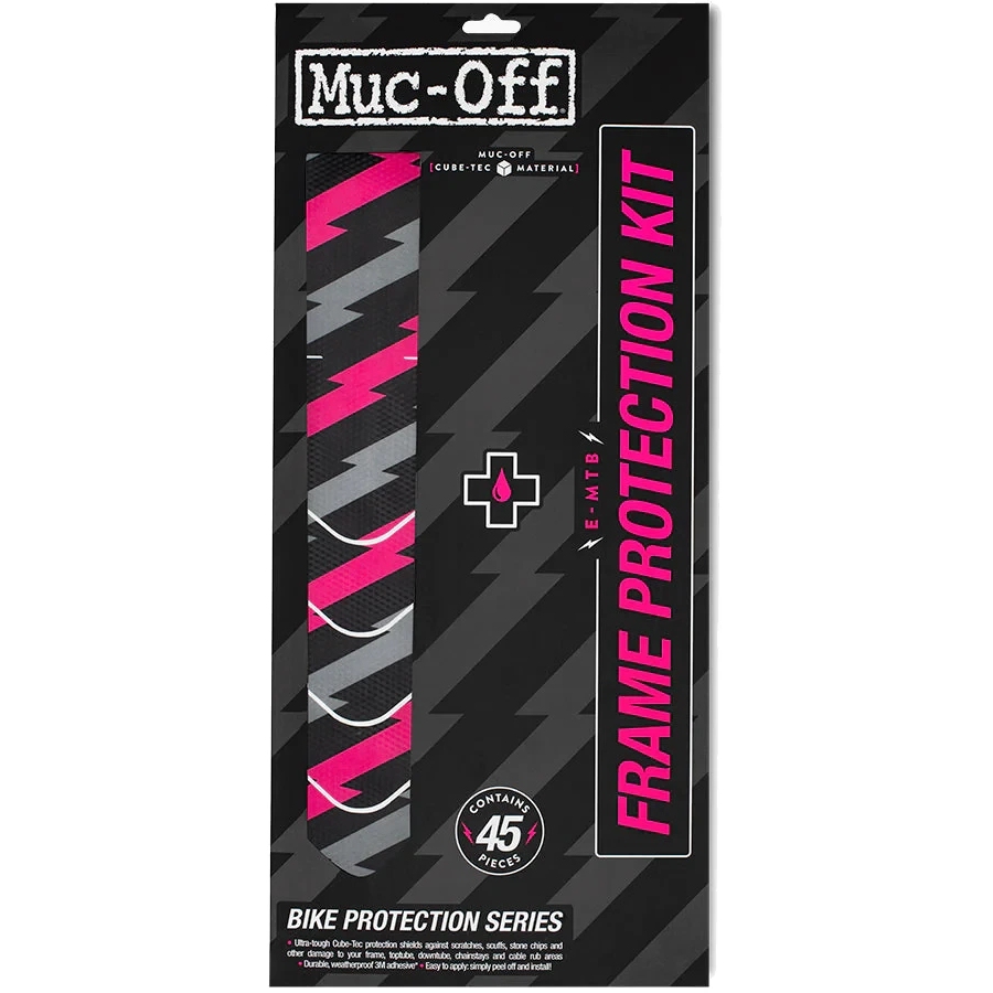 Picture of Muc-Off Frame Protection Kit E-MTB - bolt/pink