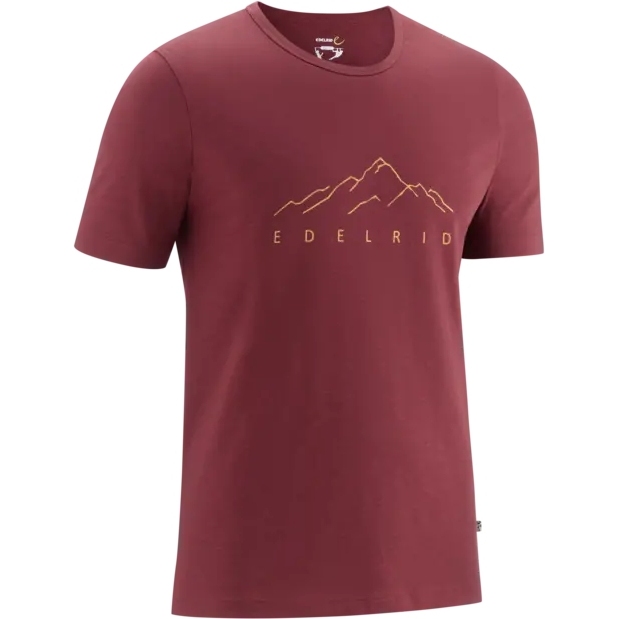 Photo produit de Edelrid T-Shirt Homme - Highball IV - vinered