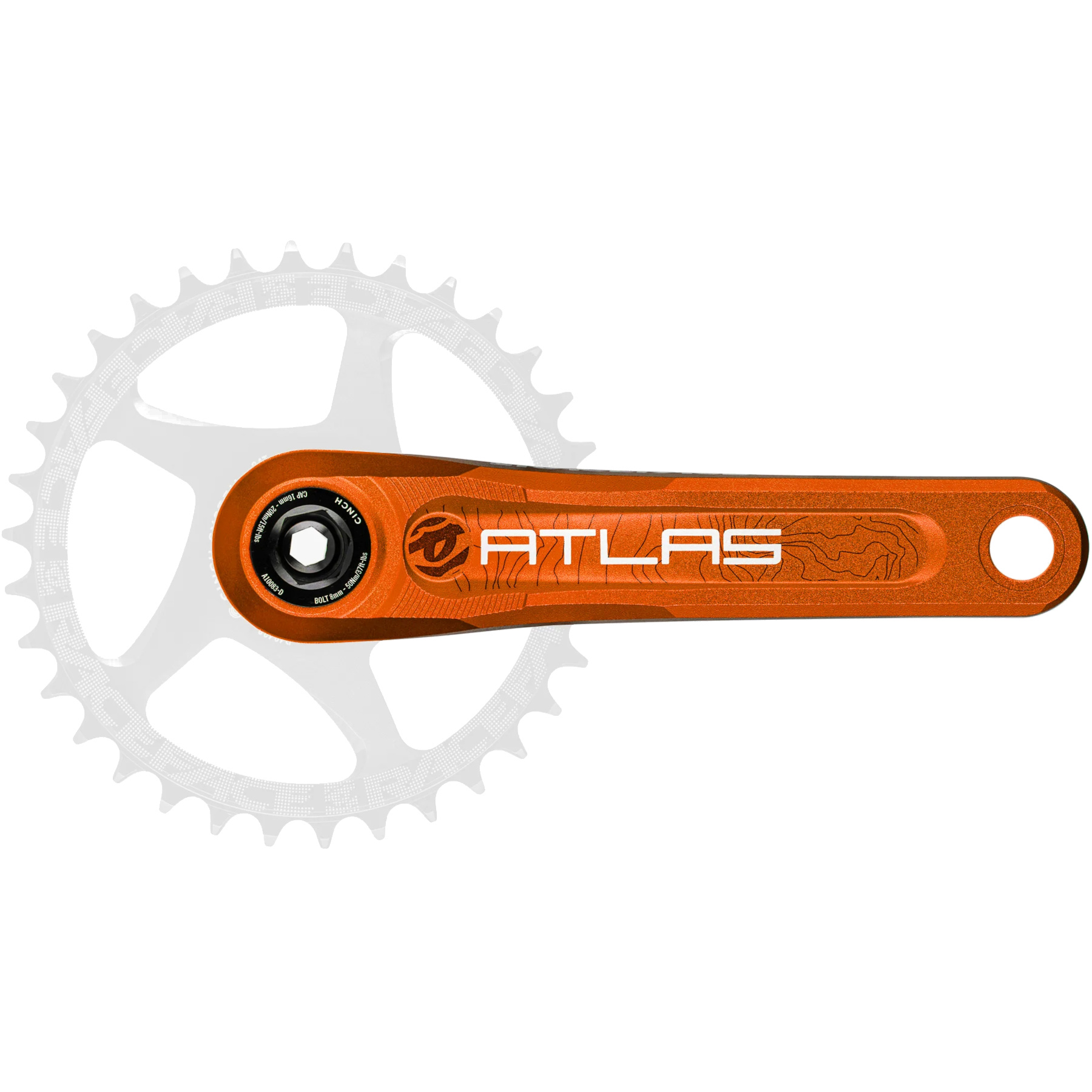 Race Face Atlas Cinch MTB Bielas - naranja | BIKE24