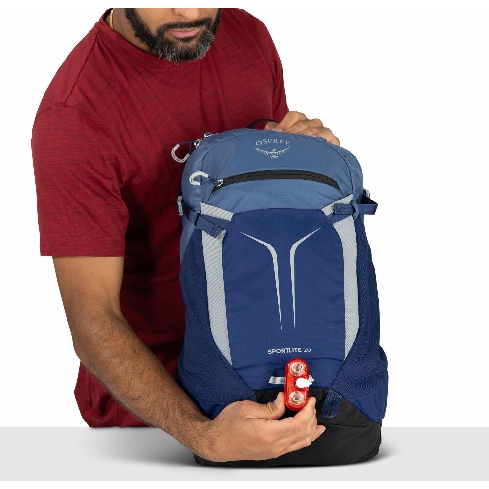 osprey backpack 43220 Osprey Sportlite 20 Hiking Backpack - Serenity Blue