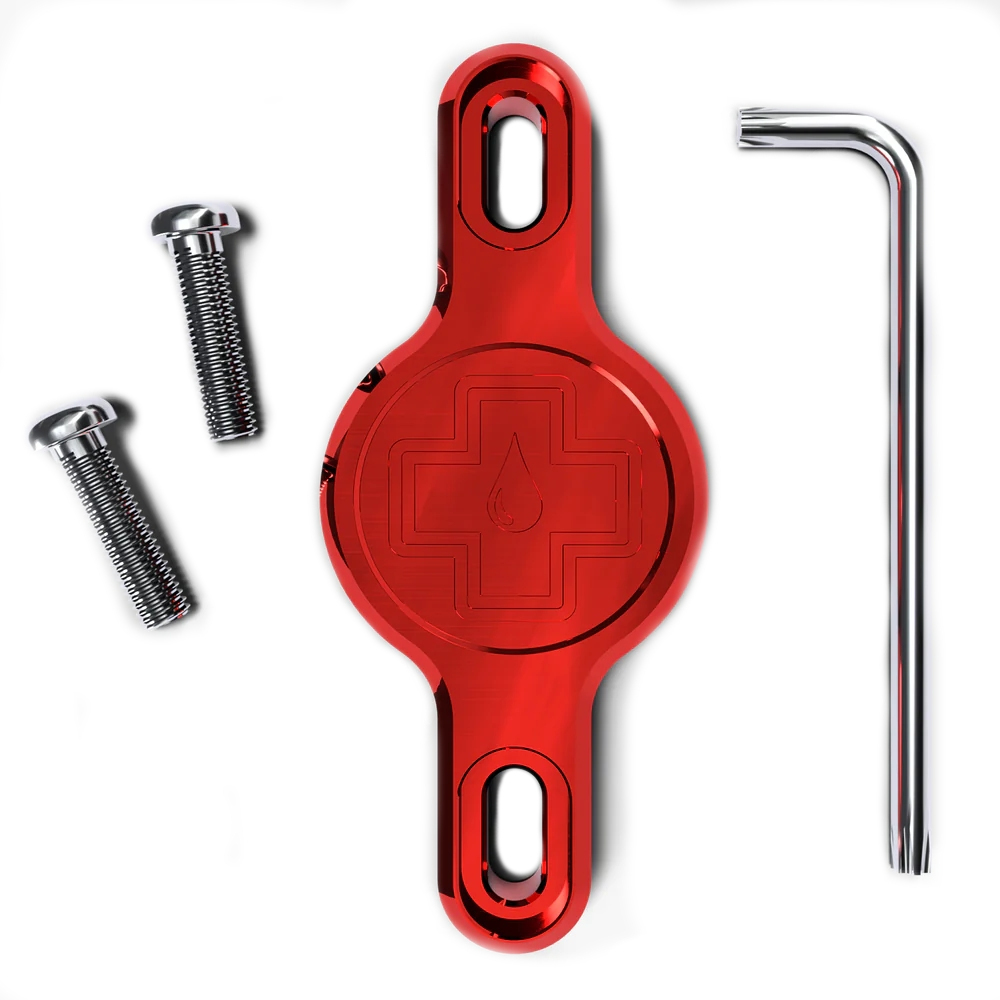 Productfoto van Muc-Off Beugel voor AirTag - Secure Tag Holder 2.0 - rood