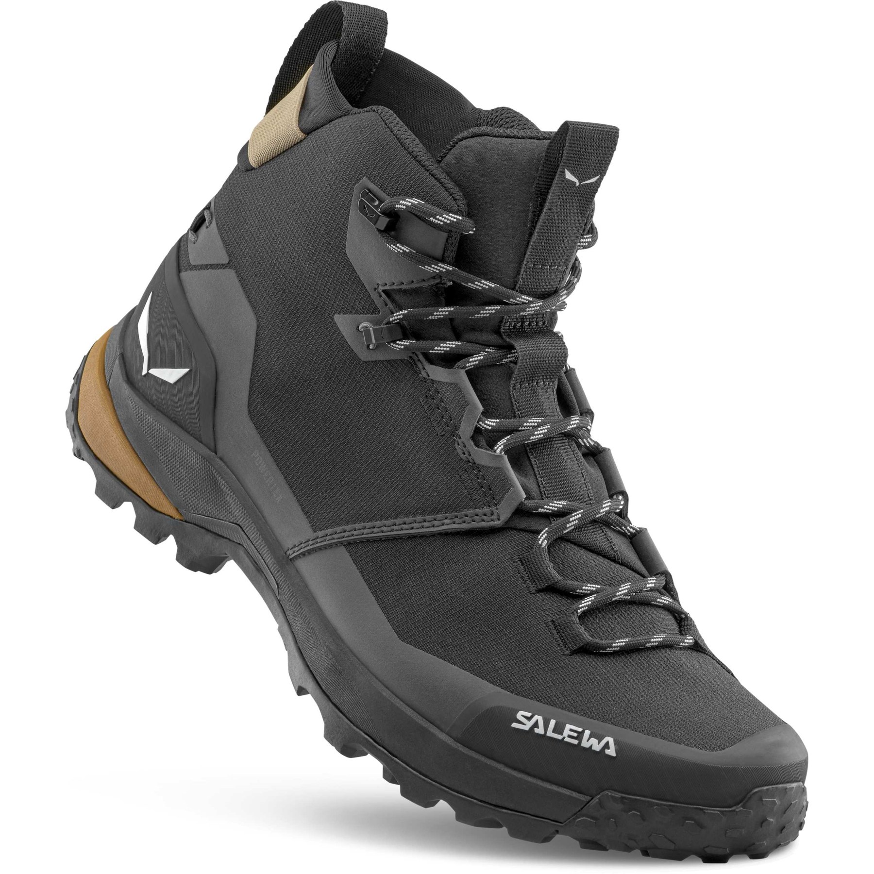 Salewa Puez 2 Mid Powertex Hiking Shoes Men - black/black