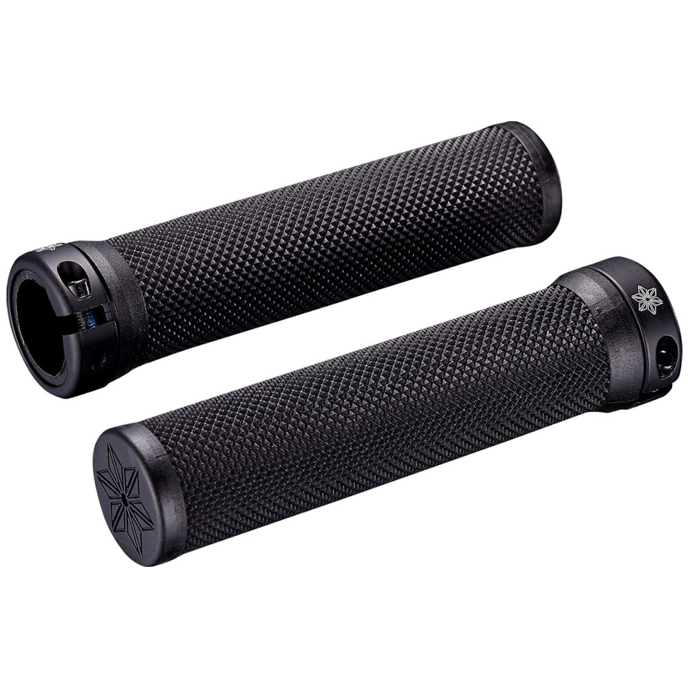 Foto de Supacaz MTB Diamond Kush Grips - Single Ring - black
