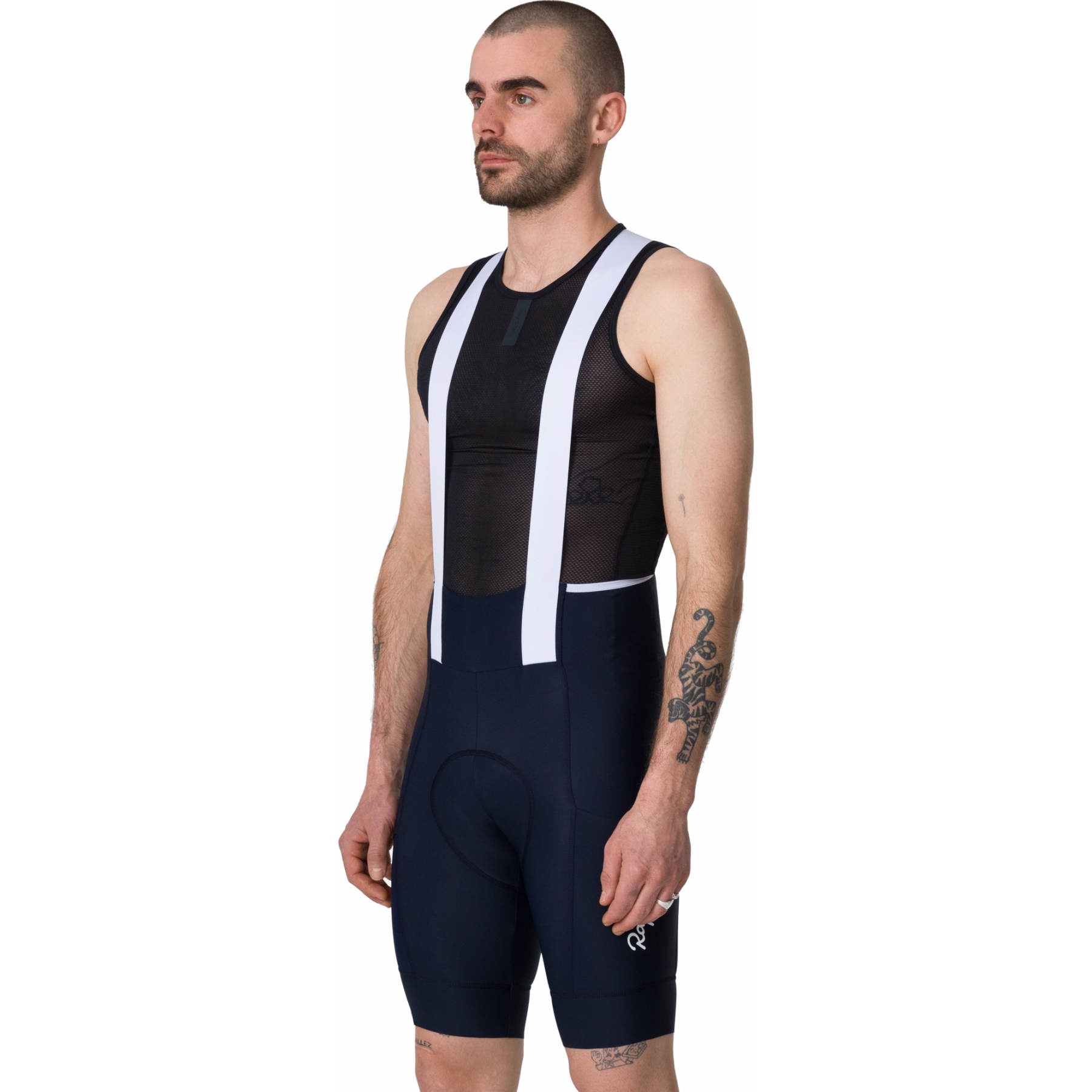 Rapha Brevet E. Cargo Bib Shorts Men - dark navy/white | BIKE24