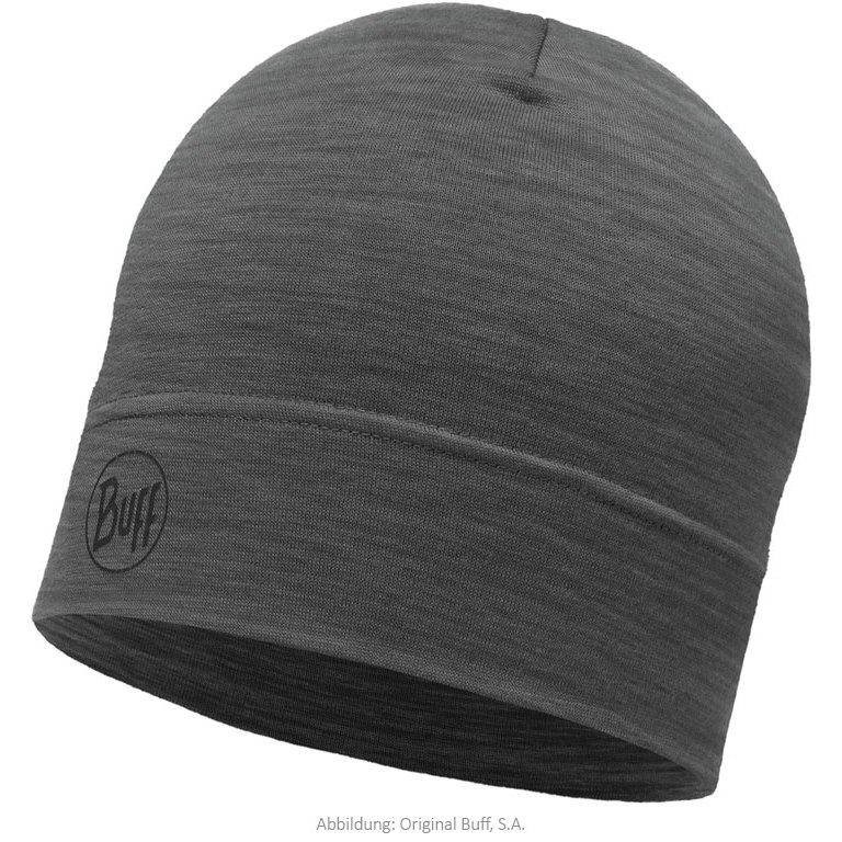 Produktbild von Buff® Merino Lightweight Mütze - Solid Grey