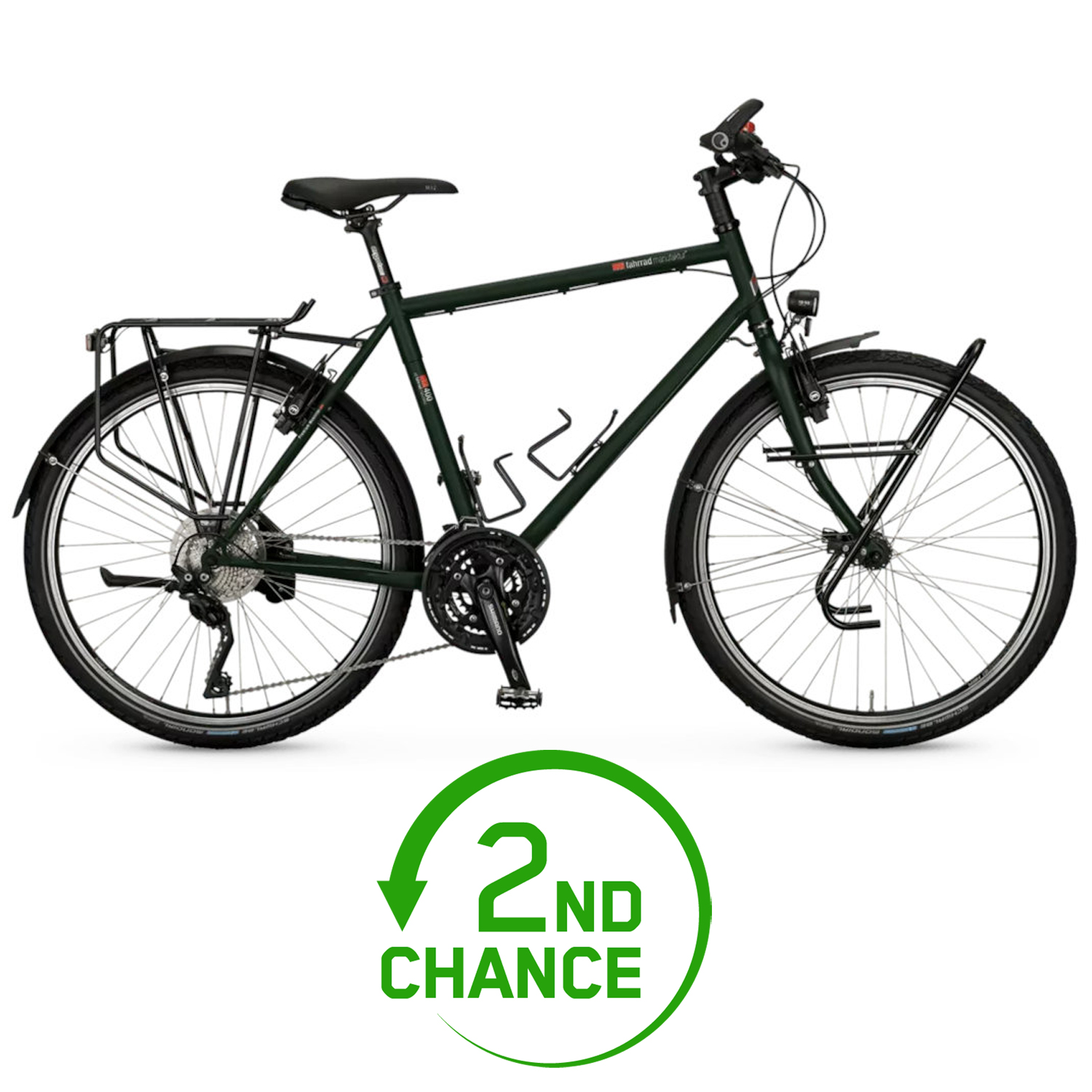 Produktbild von vsf fahrradmanufaktur TX-400 - 26&quot; Herren Trekkingrad - 2023 - black olive matt - B-Ware