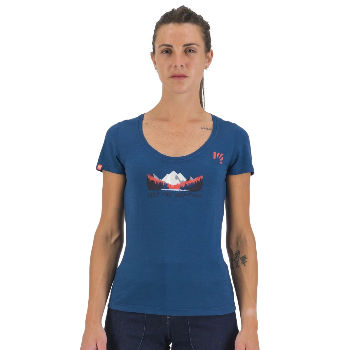 Photo produit de Karpos T-Shirt Femme - Ambretta - gibraltar sea