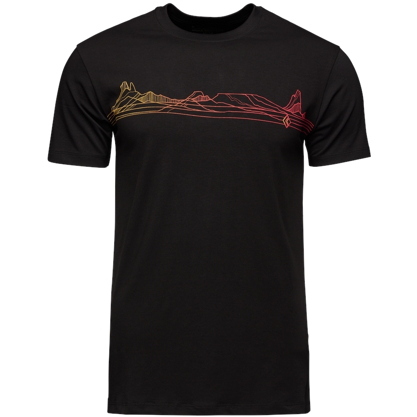 Produktbild von Black Diamond Desert Lines Tee Men&#039;s T-Shirt - Schwarz